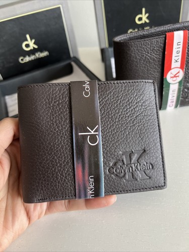 Leather Wallet Bi-fold Brown