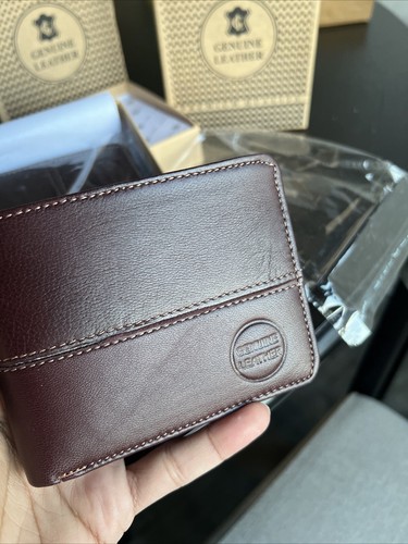 Men’s Leather Wallet Bi-fold Brown - photo 2