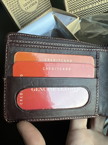 Men’s Leather Wallet Bi-fold Brown - photo 5