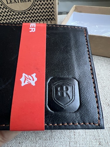 Men’s Leather Wallet Bi-fold Black - photo 2
