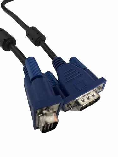 5.5 FT VGA-VGA Cable Adapter Male to Male LCD PC TV (Pack of 3) - photo 2
