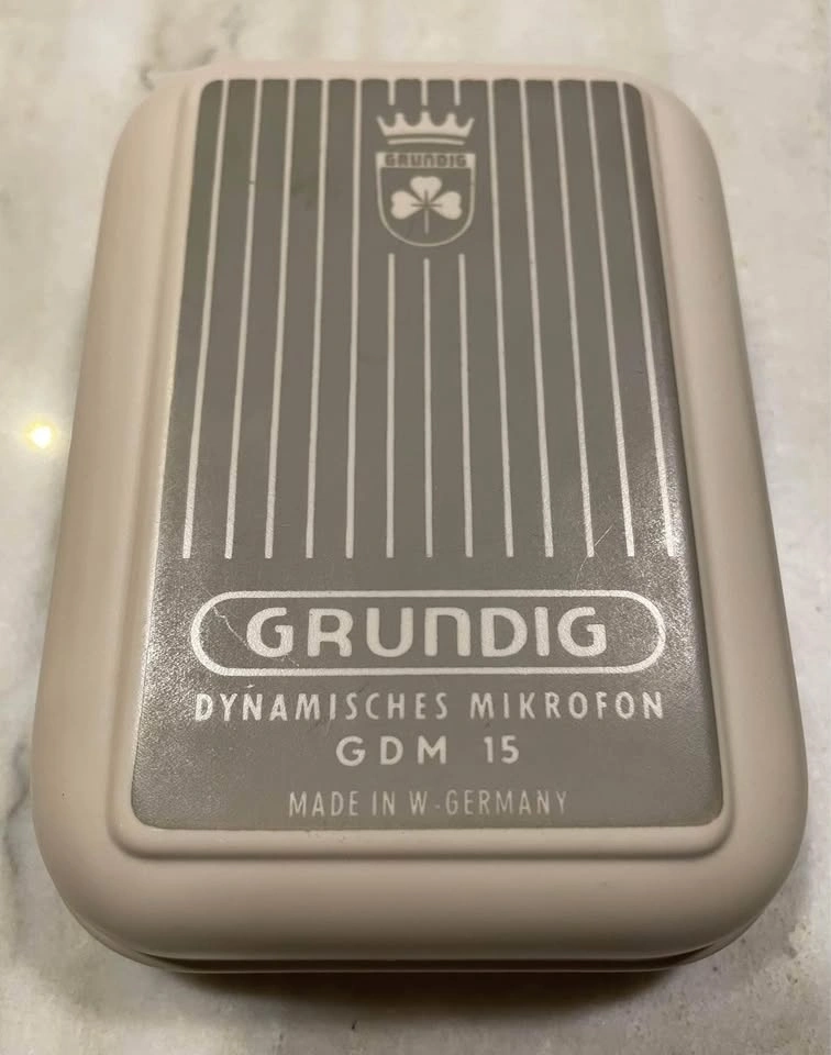 Grundig GDM 15 Vintage Dynamic Microphone + Case 1958/59 - photo 5
