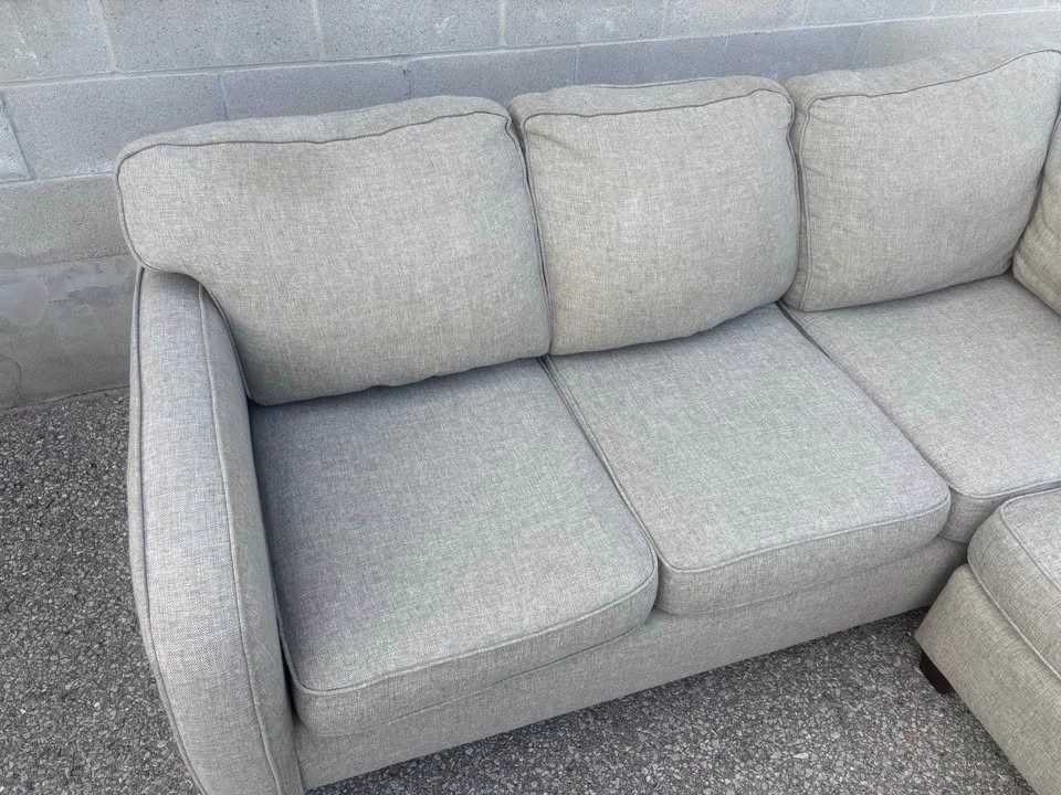 Grey Corner Sectional Sofa - Delivery Available - photo 4