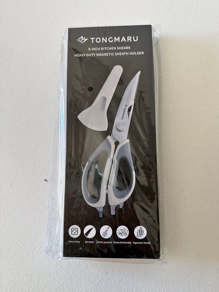 TONGMARU 9-Inch Kitchen Shears Heavy-Duty — New (6 Available)