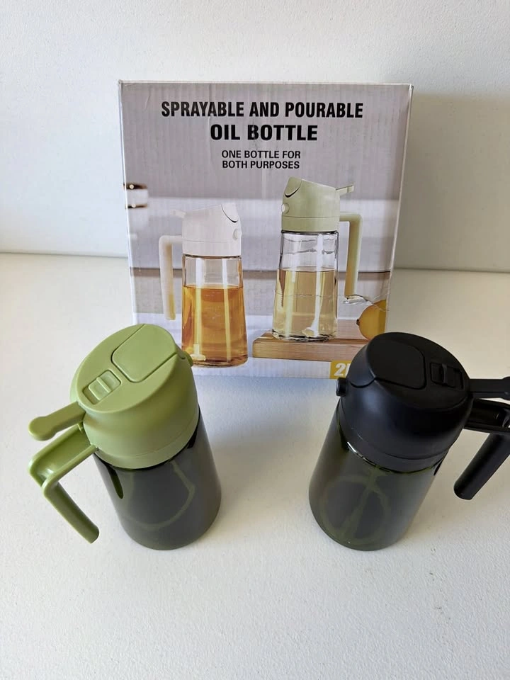 Sprayable and Pourable Oil Bottle 2-Pack — New (6 Available)
