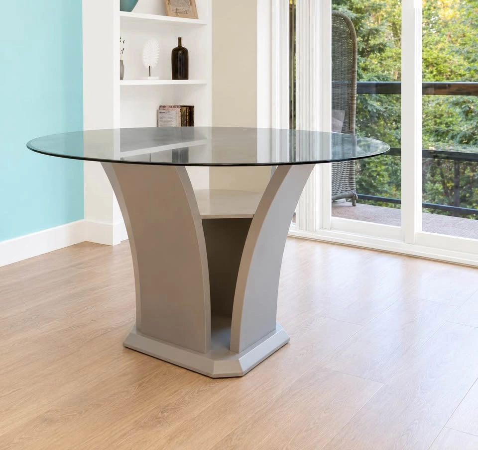 Glass Round Dining Table - photo 2