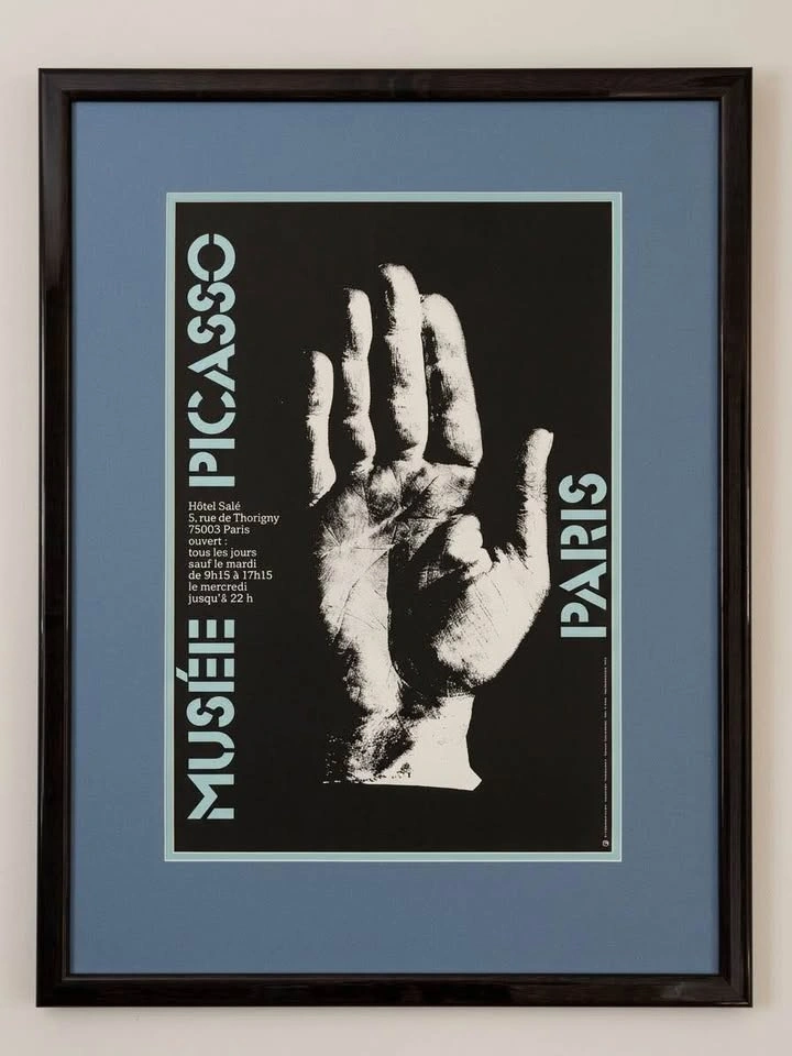 Authentic 1986 Framed Musée Picasso Paris Exhibition Poster - photo 4