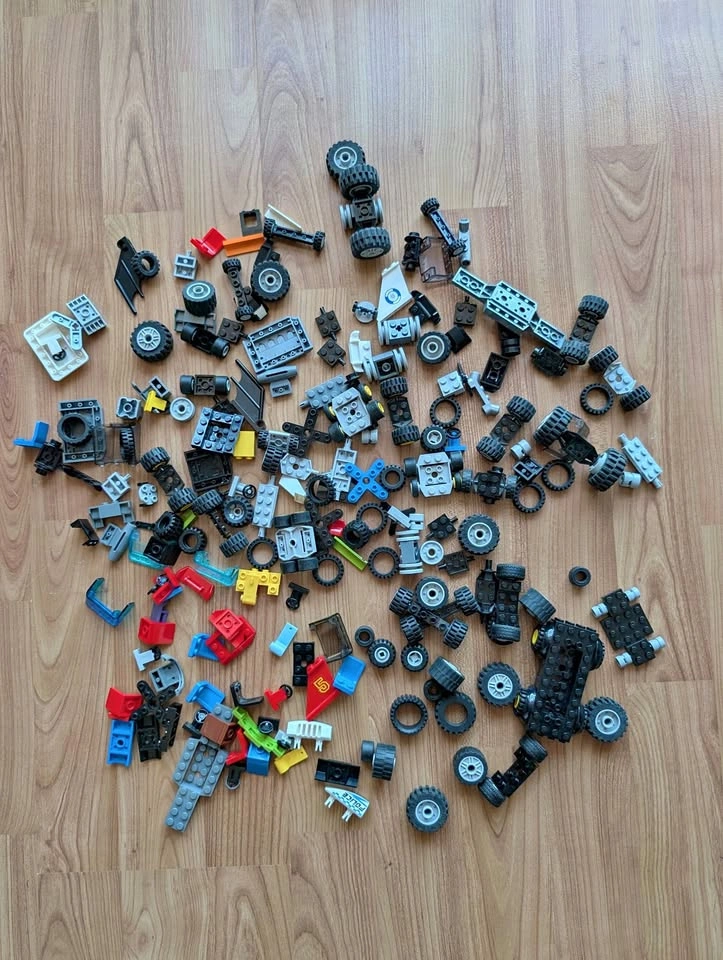 Lego Vehicle parts (Wheels, windshields, seats, etc.)