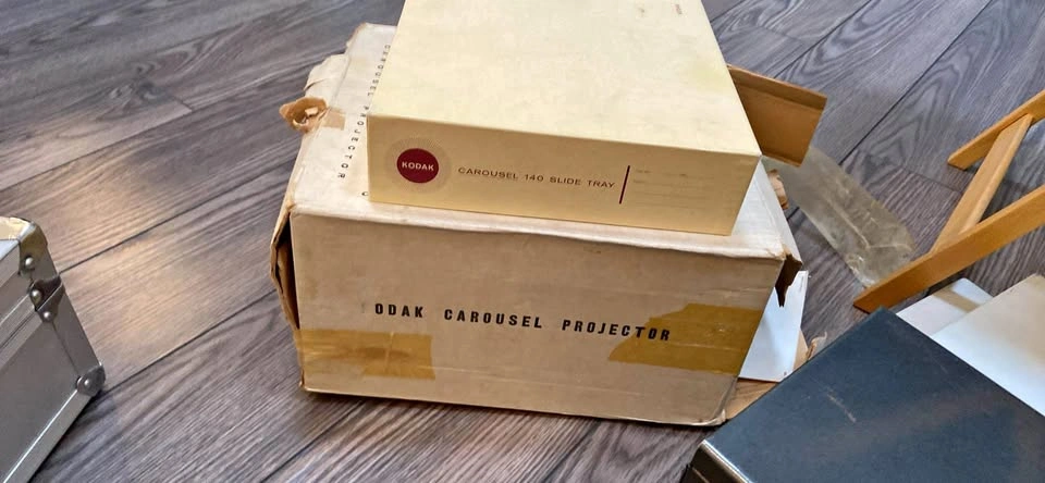 Kodak projector and cases