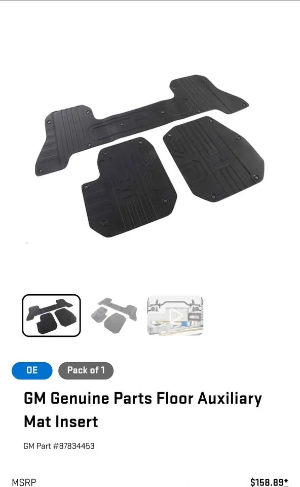Winter mats for Hummer EV - photo 4