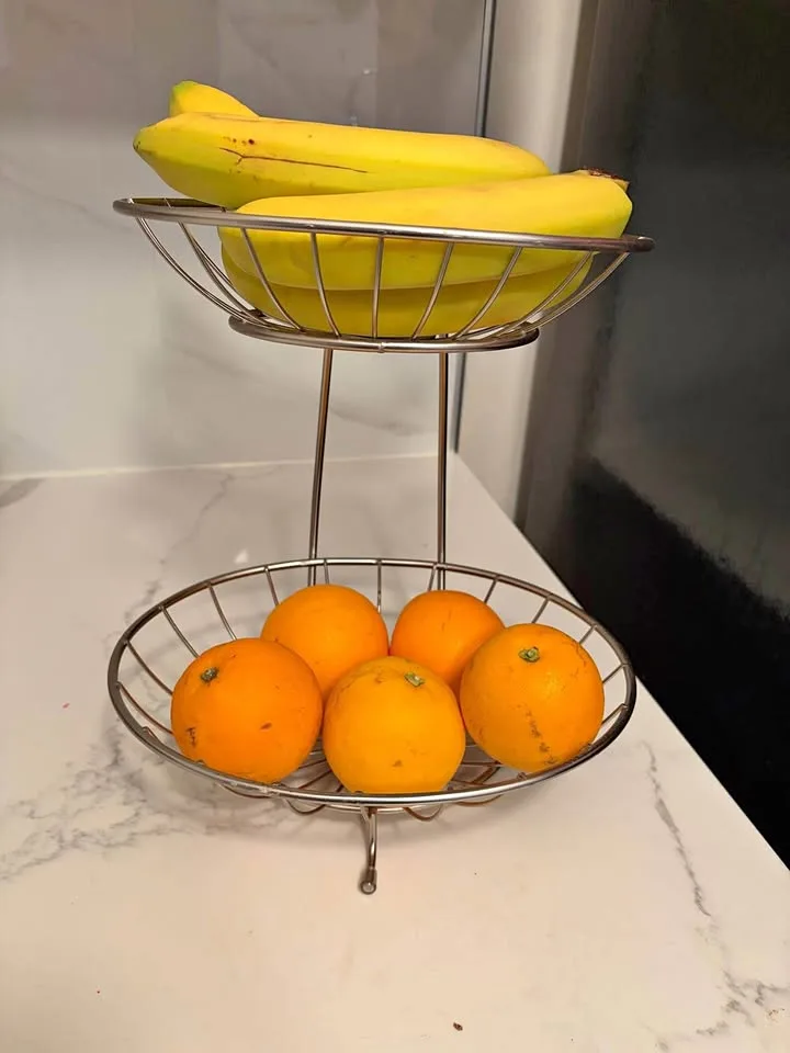 2 tier fruit bowl 🧡 thumbnail