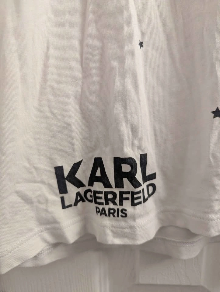 Karl Lagerfeld Paris T-Shirt – White Paris Print, Size L - photo 2