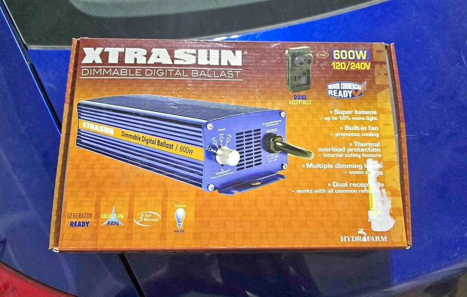 Indoor Grow Light Power Supply - Xtrasun 600W Dimmable