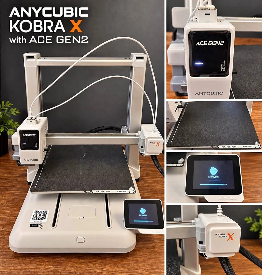 Anycubic Kobra X 3D Printer with ACE Gen2 – New Open Box