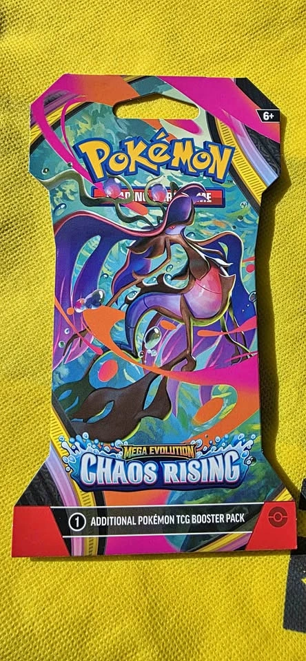 Pokemon TCG Sleeved Chaos Rising Single Pack (12 Available)