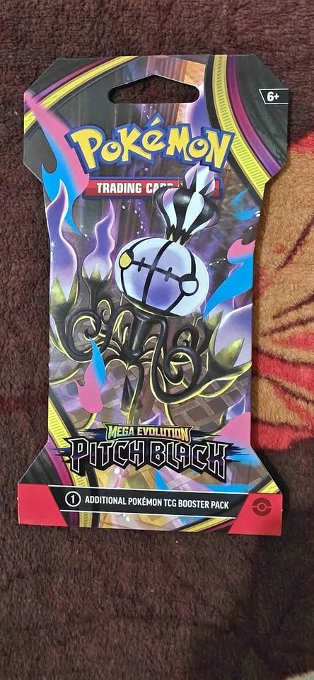 Pokemon (tcg) Sleeved Pitch black single pack