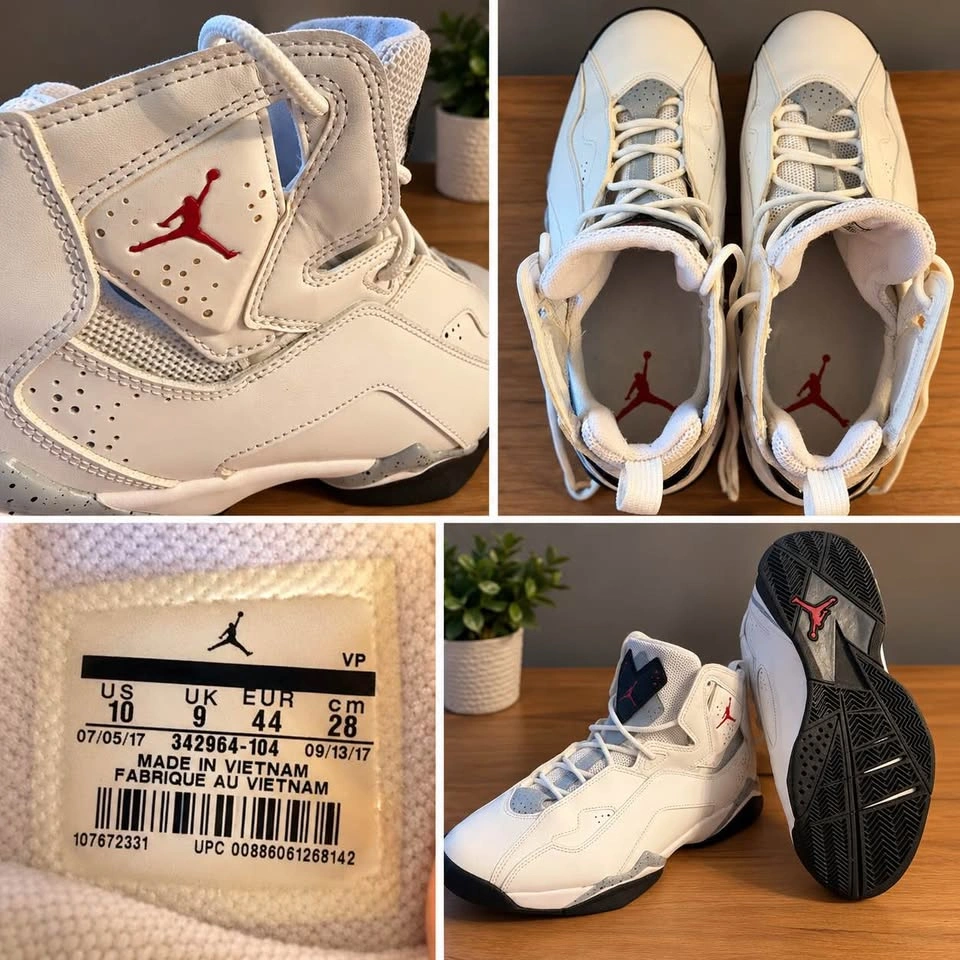 Jordan True Flight White Cement – Men’s Size 10 – Lightly Worn - photo 3