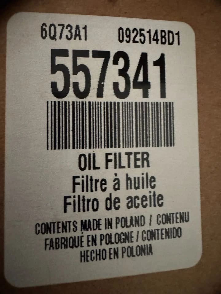 New WIX 57341 Oil Filter - Fits Dodge Dart / Fiat 500 / Jeep Ren - photo 2