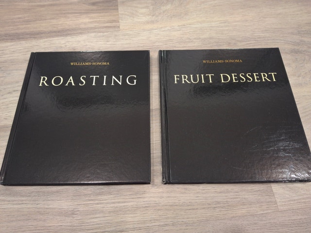 Williams-Sonoma Roasting and Fruit Dessert Cookbooks
