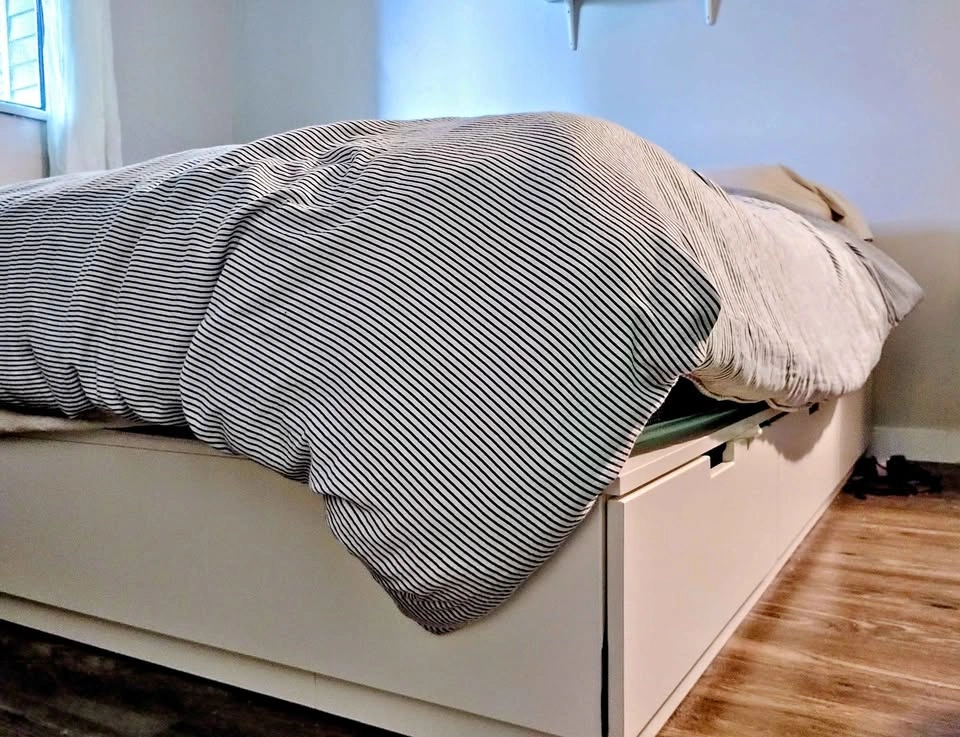 IKEA NORDLI Queen Bed Frame with 6 Storage Drawers