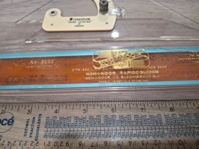 Vintage Staedtler, Koh-I-Noor, & Tacro Drafting & Lettering Set - photo 2