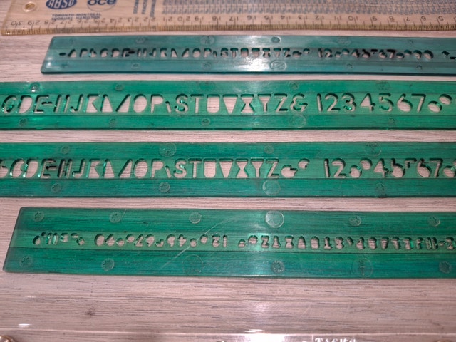 Vintage Staedtler, Koh-I-Noor, & Tacro Drafting & Lettering Set - photo 4