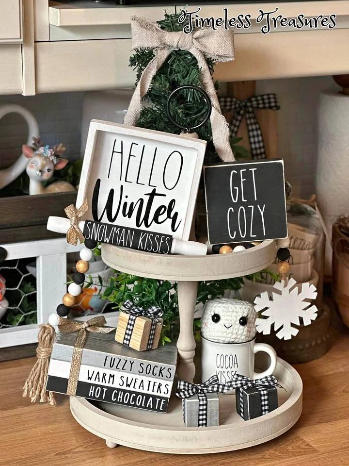 Christmas Tray Decor