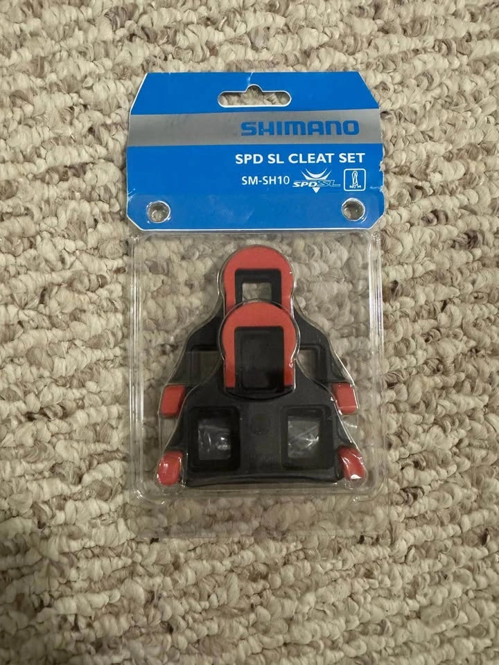 SHIMANO SM-SH10 SPD-SL Bicycle Cleat Set 0 Degree Float - photo 2