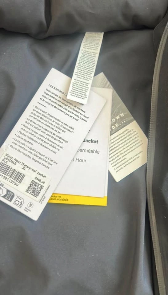 BNWT - Lulu Lemon Slush Hour 600-Down-Fill Waterproof Jacket XL - photo 3