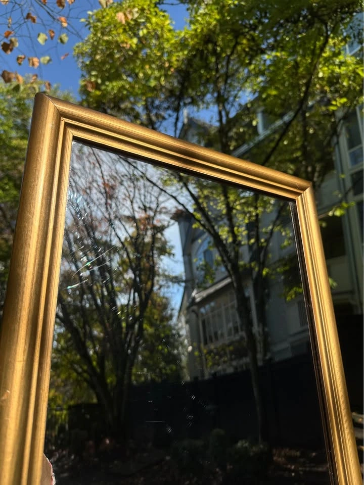 Gold Framed Full Length Rectangular Mirror - photo 4