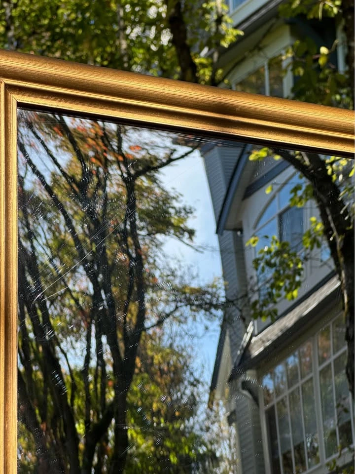Gold Framed Full Length Rectangular Mirror - photo 5