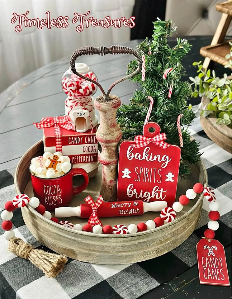 Rustic Farmhouse Christmas Display
