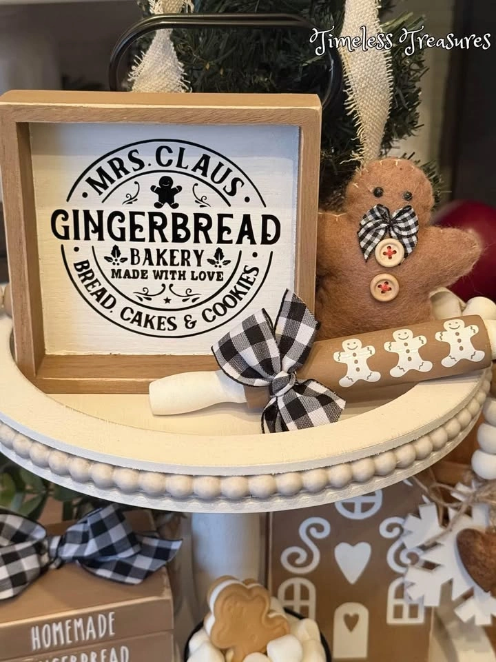Gingerbread Christmas Tray 🤎 - photo 2