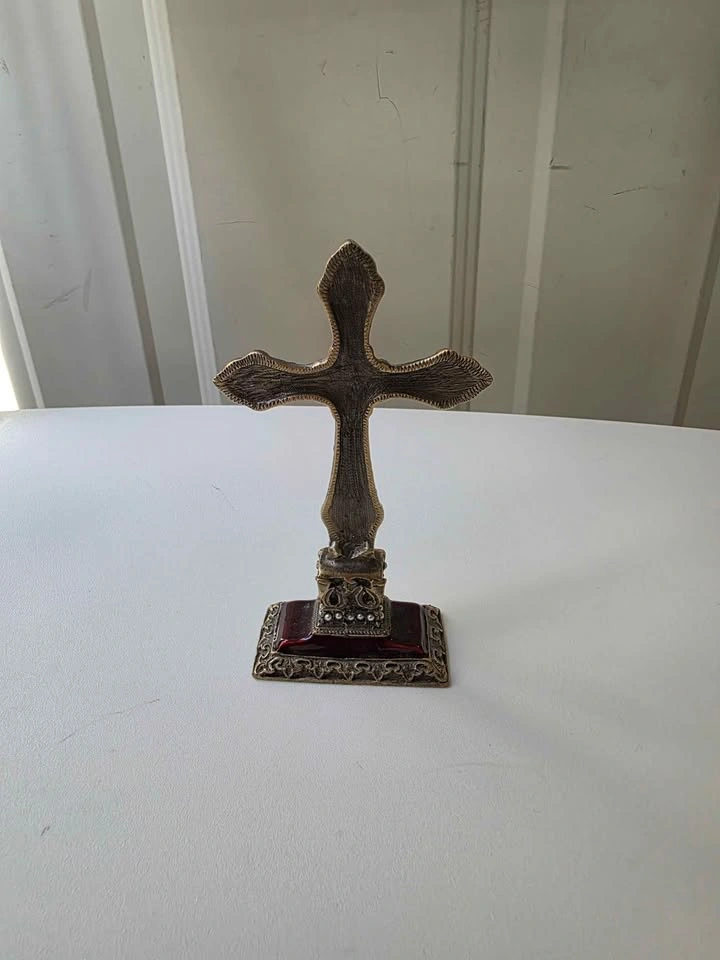 Ornate Jeweled Standing Cross - photo 2