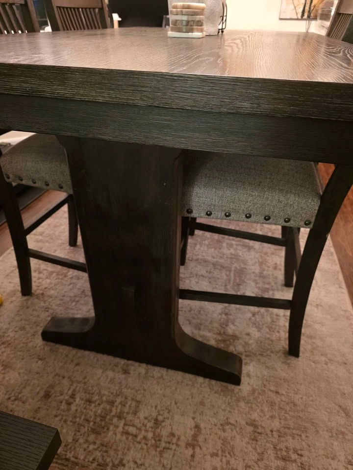 Wooden Dinner Table and 4 Chairs - photo 2