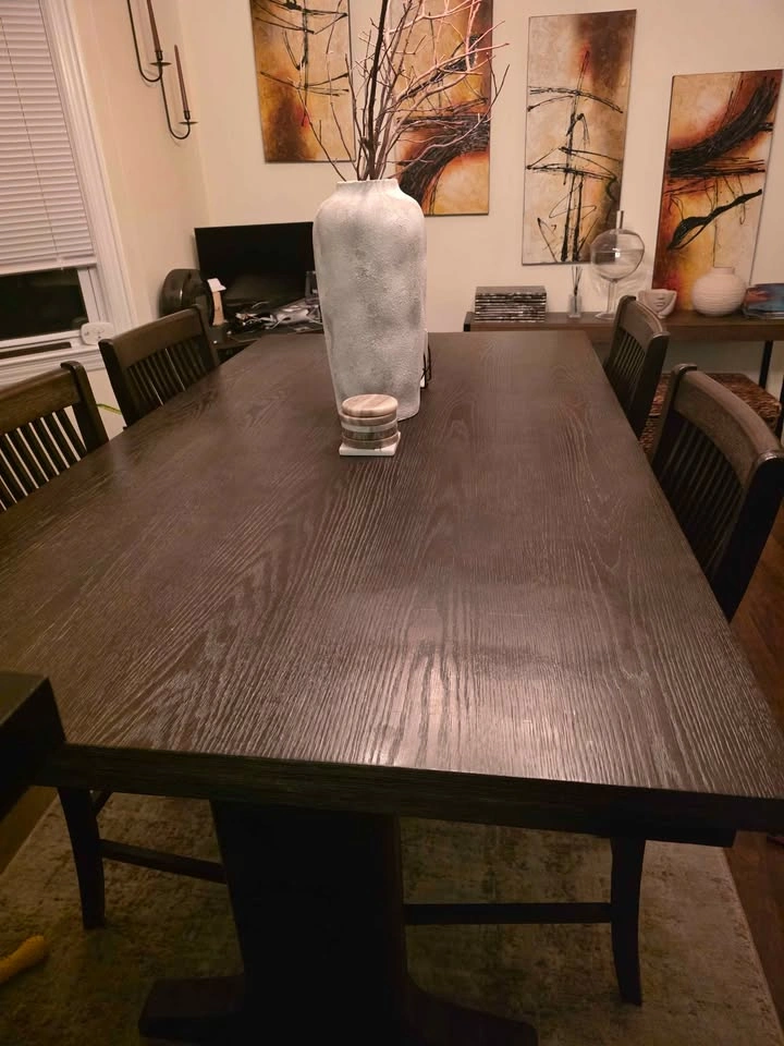 Wooden Dinner Table and 4 Chairs - photo 3