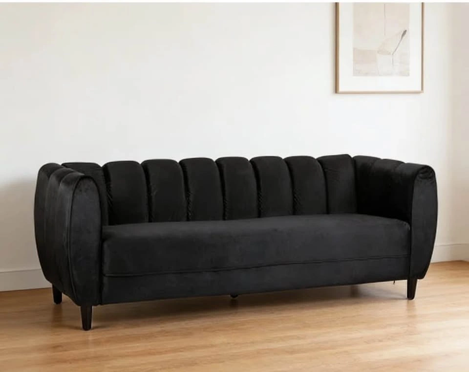 83.25" Velvet and Polyester Sofa by Wayfair - photo 2
