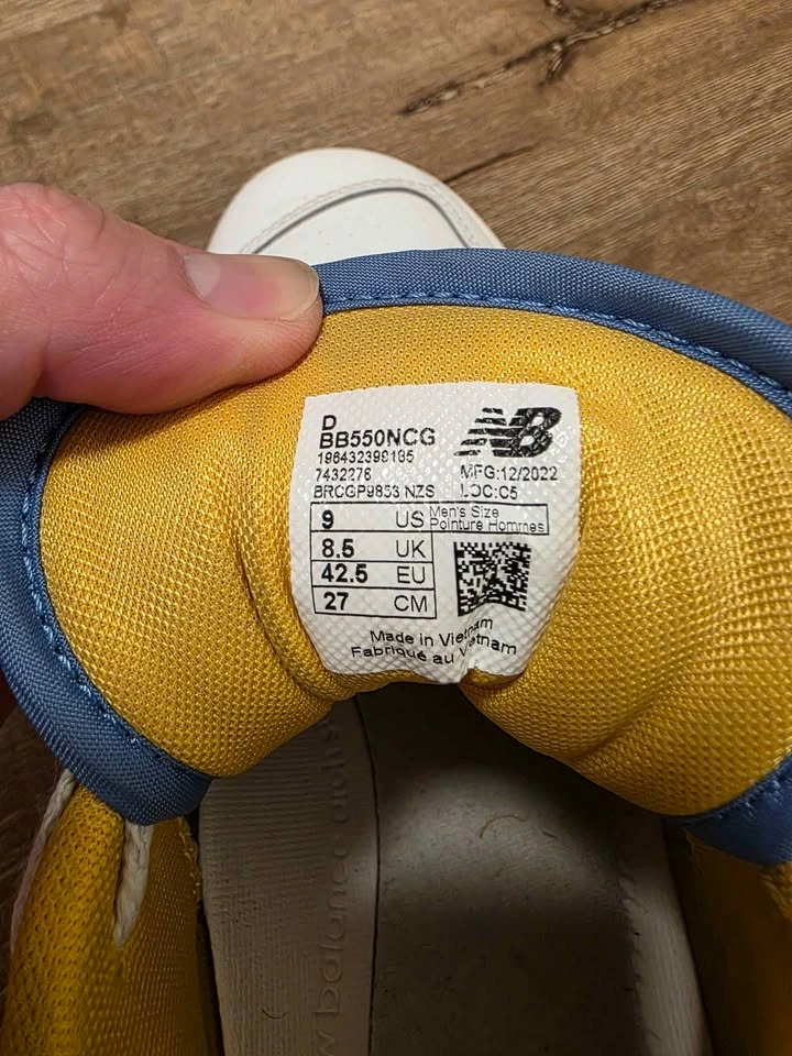 New Balance 550 Honeycomb Heritage Blue (US Men's Size 9) - photo 2