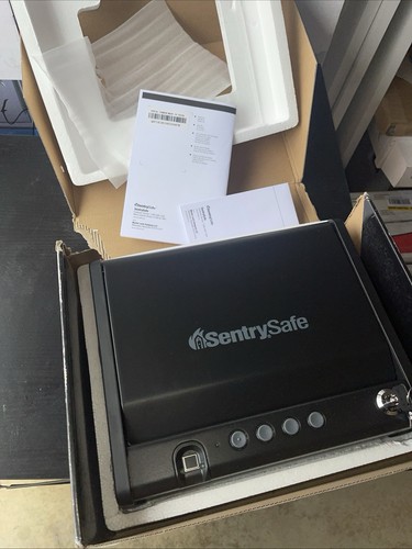 SentrySafe QAP1BLX Biometric Gun Safe Fingerprint Handgun Pistol