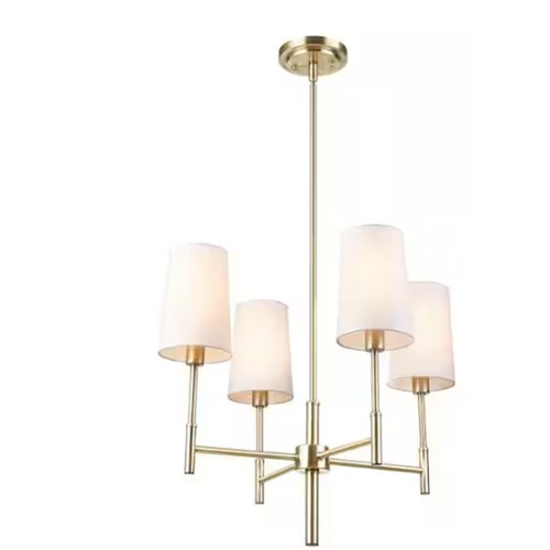 Globe Electric Ronnie 4-Light Chandelier Brass Finish - photo 4
