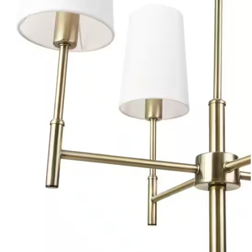 Globe Electric Ronnie 4-Light Chandelier Brass Finish - photo 5