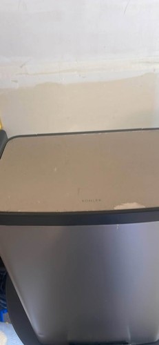 Kohler Stainless Steel Step Trash Can — Foot Pedal, Lid Lock - photo 2