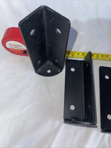 5 pack lot National Hardware Black Wide Corner Braces - photo 4