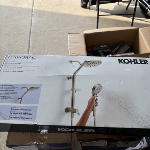 Kohler Hydrorail R38001-G-BN 3-in-1 Shower System Brushed Nickel - photo 5