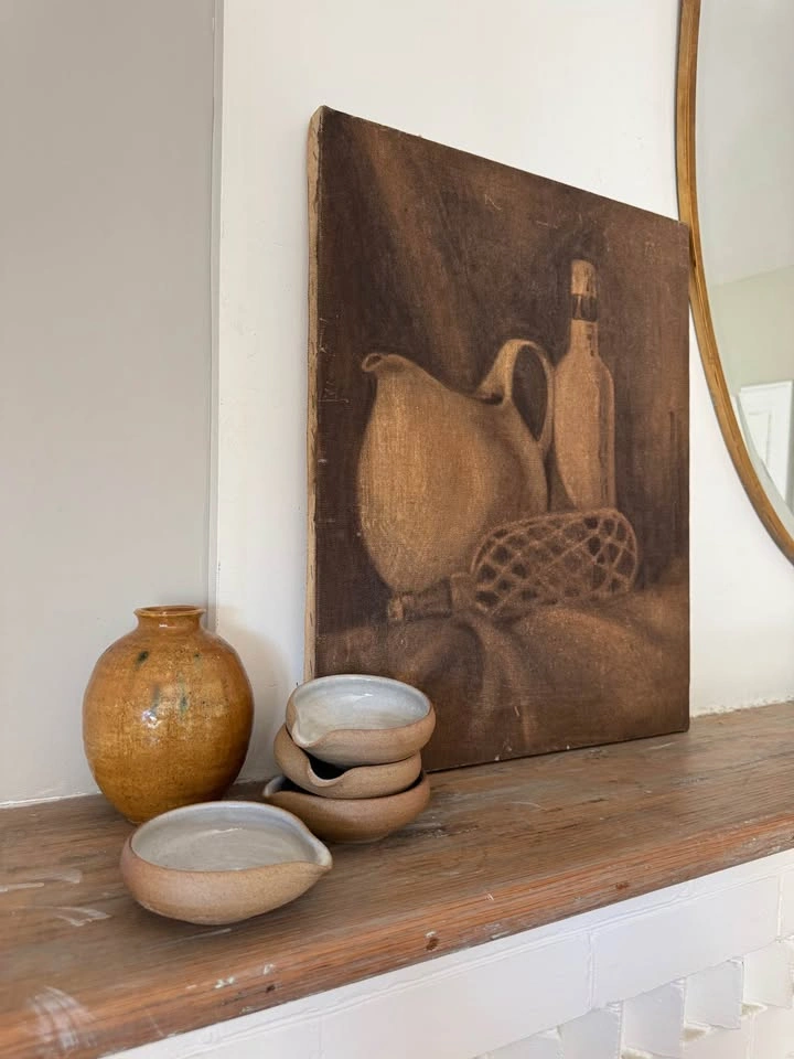 Vintage 1968 Still Life Canvas Painting– Signed C. Scadding on R - photo 2