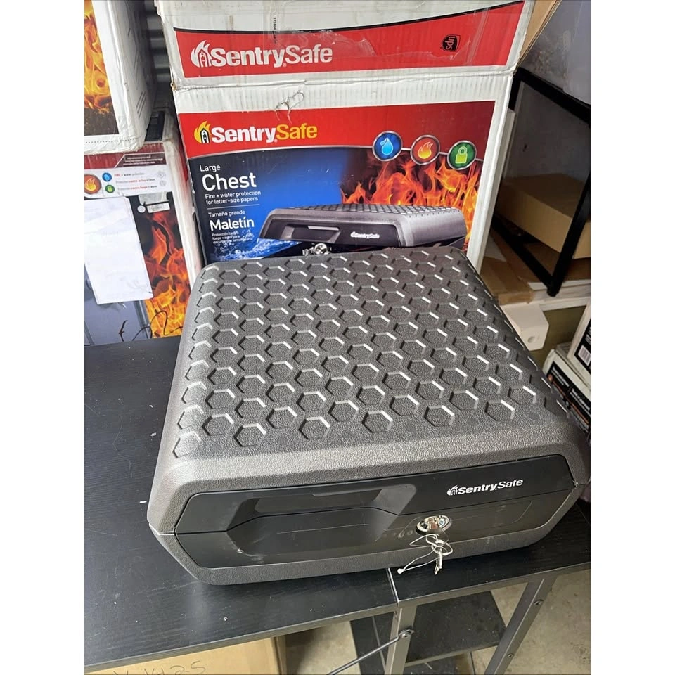 SentrySafe CHW30100 Fireproof & Waterproof Safe Chest — Key Lock