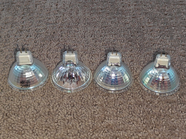 Assorted 12V MR16 GU5.3 Halogen Bulbs - Lot of 4 (35W & 50W) - photo 2