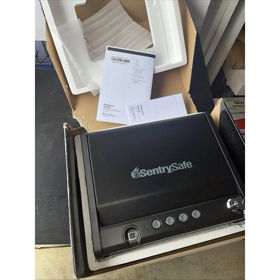 SentrySafe QAP1BLX Biometric Gun Safe Fingerprint Handgun Pistol