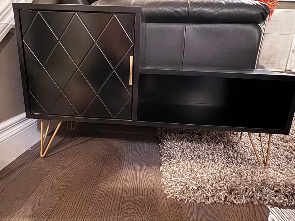 Side end table and storage cabinet - photo 4