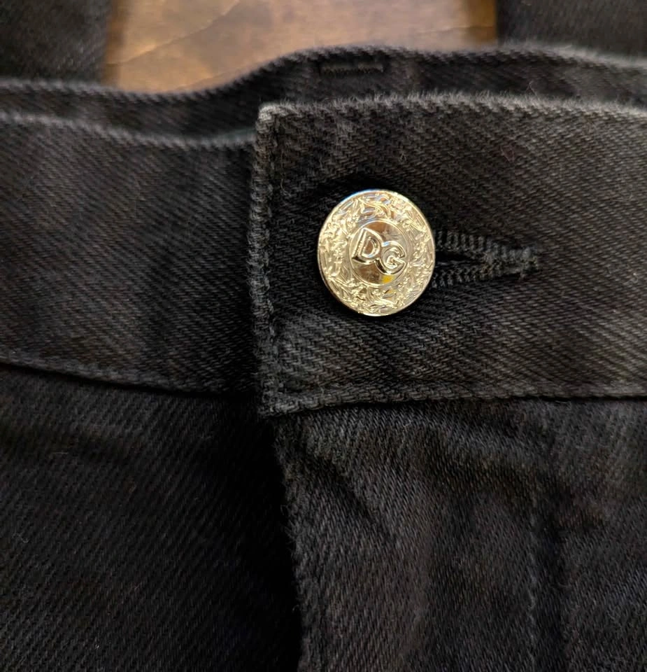 Rare Dolce & Gabanna Staff Label Men's Black Jeans Size 56 - photo 2